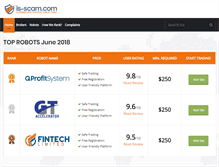 Tablet Screenshot of is-scam.com